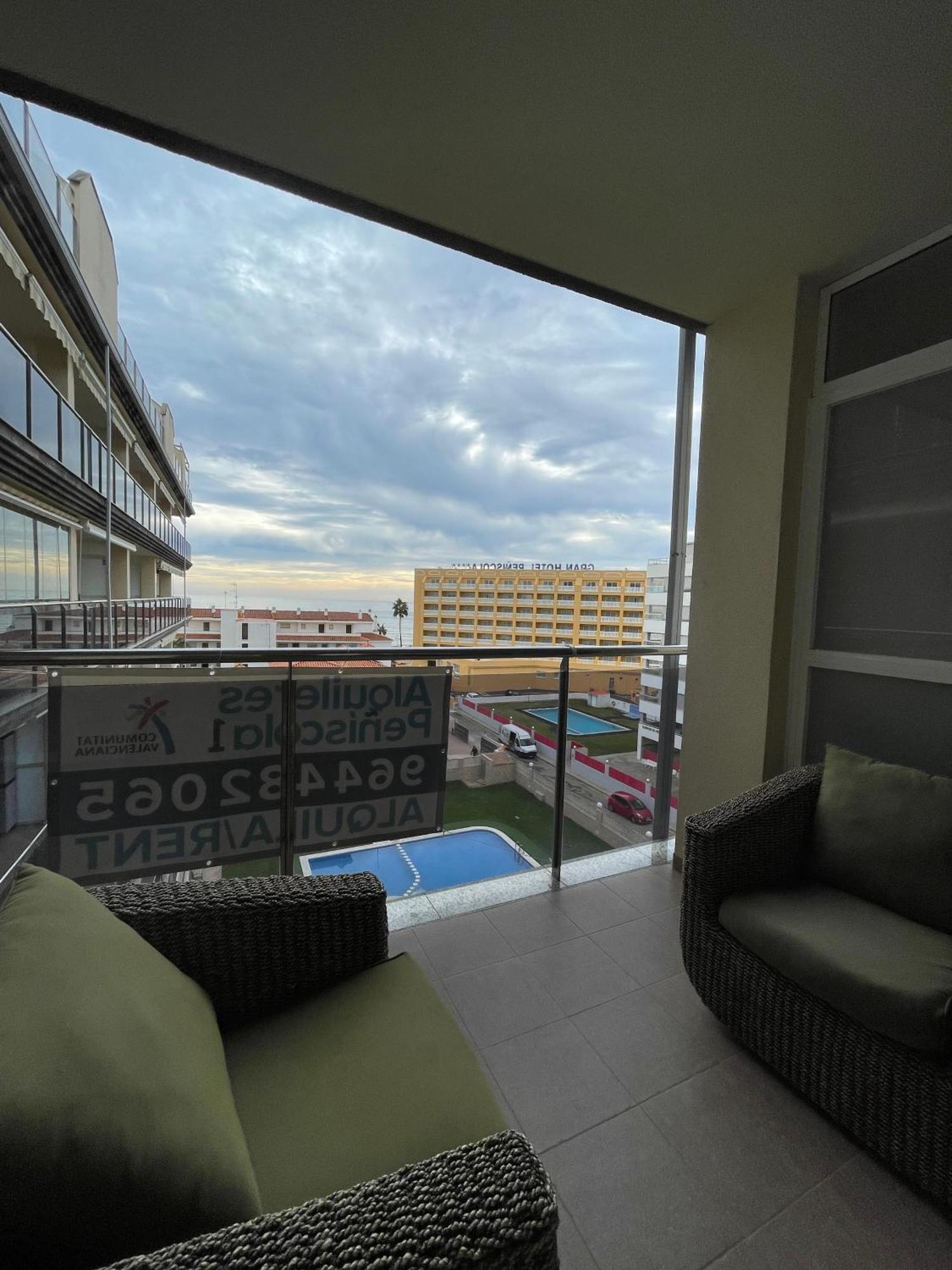 Ferienwohnung Alpen1 Paseo Maritimo Peñíscola Exterior foto